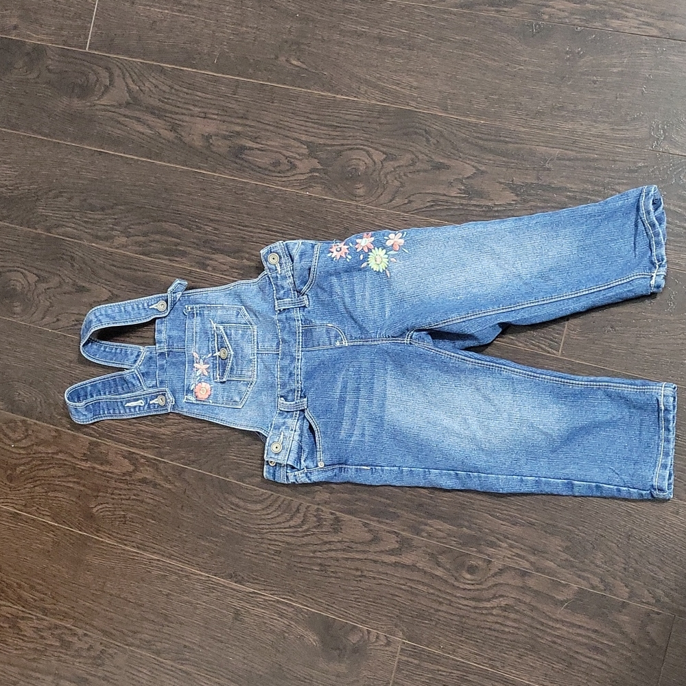 Girls denim overalls